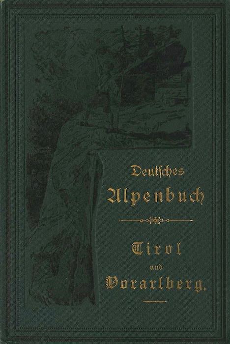 Deutsches Alpenbuch: I.1. Salzkammergut, Oberbaiern und Algäu mit 84 Holzschniten von A. Clotz und Klitzsch & Rochsitzer" nach Originalzeichnungen von Theodor Blaetterbauer und G. Sundblad- I.2. Tirol und Vorarlberg mit 114 Holzschnitten von A. Clos