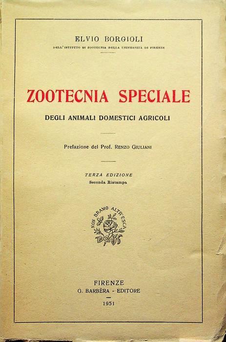 Zootecnia speciale degli animali domestici agricoli