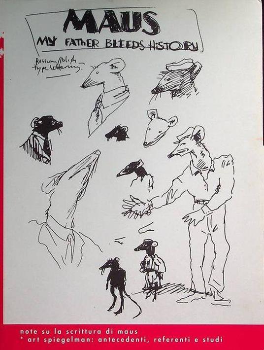 Note su la scrittura di Maus: Art Spiegelmann: antecedenti, referenti e studi - Art Spiegelman - copertina