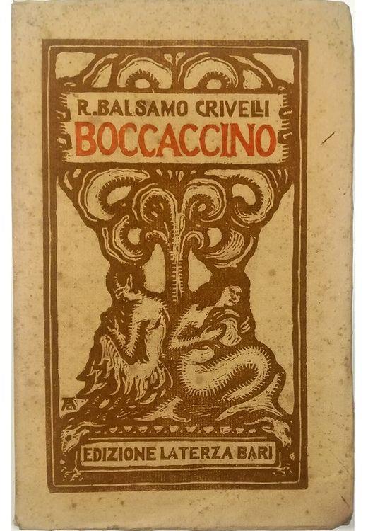 Boccaccino Racconto - Riccardo Balsamo Crivelli - copertina