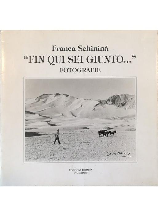 «Fin qui sei giunto...» Fotografie - copertina