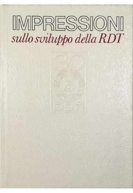 Impressioni sullo sviluppo della RDT Voci da tutto il mondo - copertina