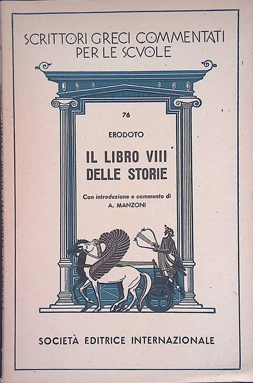 Il libro VIII delle Storie - Erodoto - copertina