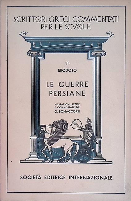 Le guerre persiane - Erodoto - copertina
