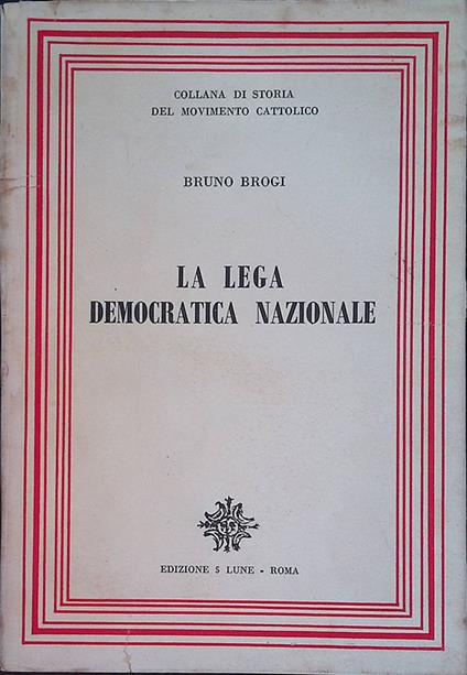 La Lega Democratica Nazionale - copertina