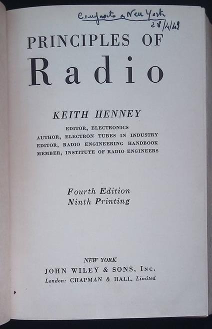 Principles of Radio - copertina
