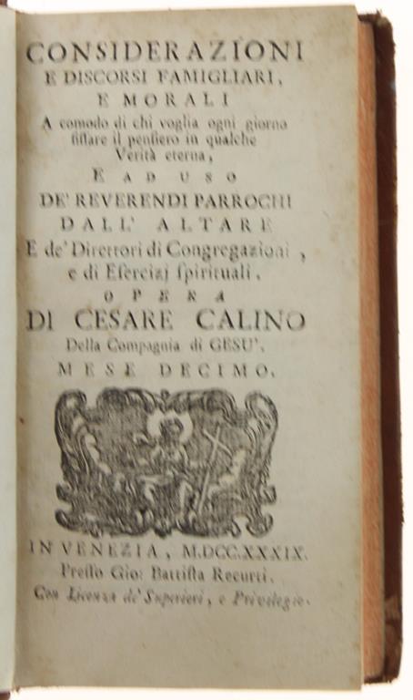 Bergoglio Libri d'Epoca Snc