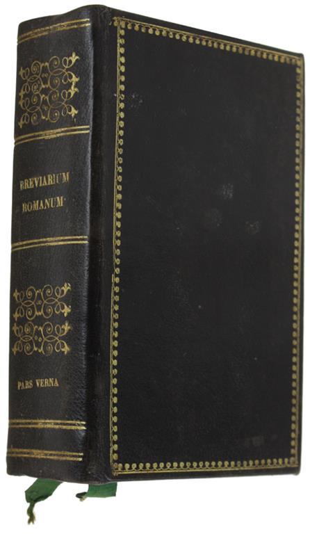 Breviarium Romanum Ex Decreto Sacrosancti Concilii Tridentini Restitutum, S.Pii V Pontificis Maximi Jussu Editum, Clementis Viii, Et Urbani Viii - copertina