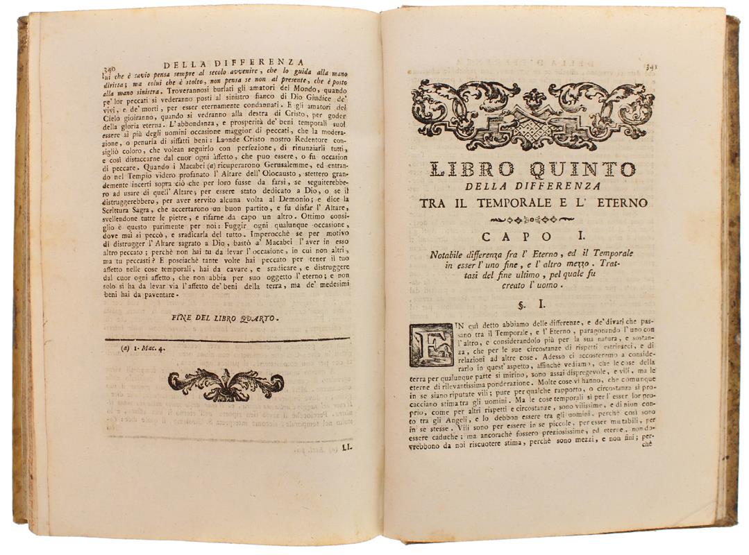 Della Differenza Tra Il Temporale E L'eterno