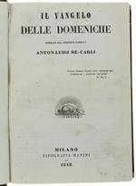 Il Vangelo Delle Domeniche Spiegato Dal Preposto Parroco Anton-Luigi De Carli