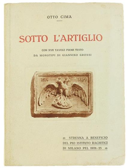 Sotto L'artiglio - Otto Cima - copertina