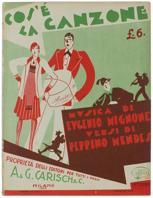 Cos'e' La Canzone (Spartito) - copertina