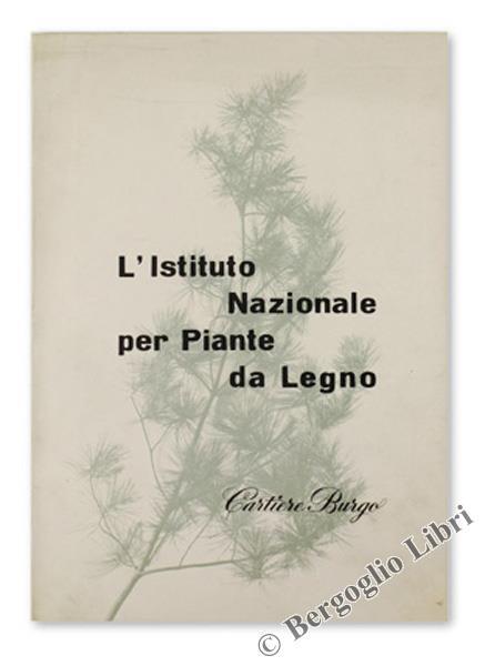 L' Istituto Nazionale Per Piante Da Legno - copertina