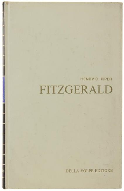Fitzgerald - Henry Dan Piper - copertina