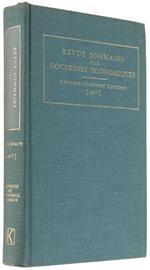 Revue Sommaire Des Doctrines Economiques