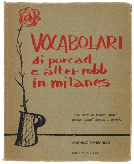 Vocabolari Di Porcad E Alter Robb In Milanes - copertina