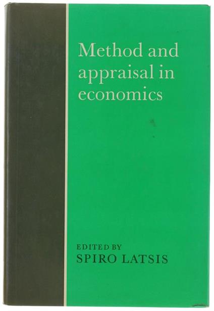 Method And Appraisal In Economics - copertina