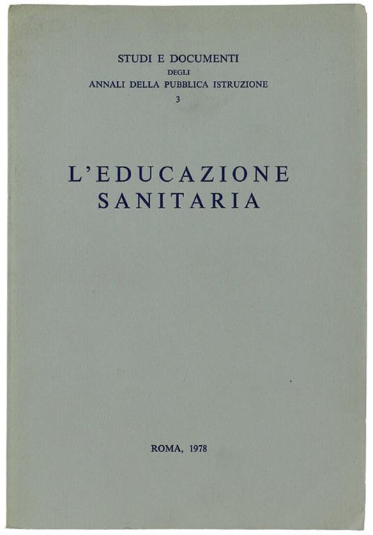 L' Educazione Sanitaria - copertina