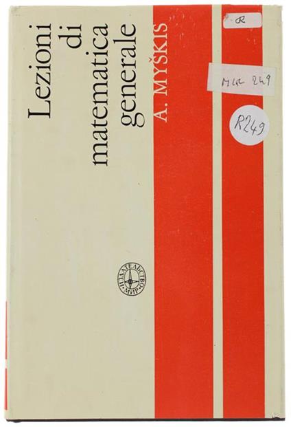 Lezioni Di Matematica Generale - copertina