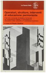 Operatori, Strutture, Interventi Di Educazione Permanente. Il Servizio Comunale Di Didattica Territoriale Nel Comprensorio Flegreo: Il Laboratorio Di Educazione Della Comunita E L'assistenza In Servizio