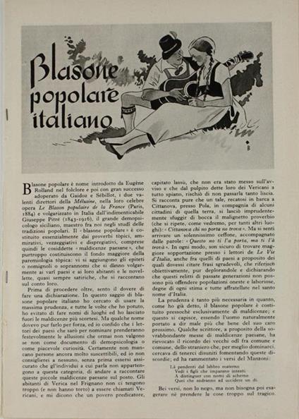 Blasone Popolare Italiano - Giuseppe Fumagalli - copertina