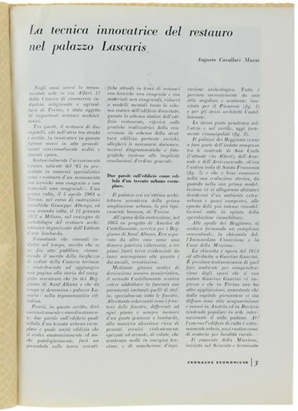 La Tecnica Innovatrice Del Restauro Nel Palazzo Lascaris. (Stralcio) - Augusto Cavallari Murat - copertina