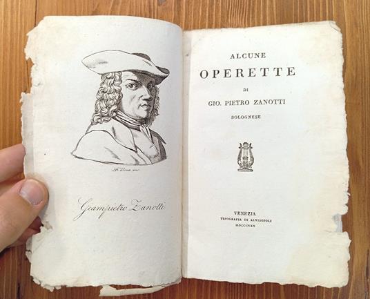 Alcune Operette - Gino Zanotti - copertina