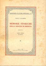 Memorie storiche della Diocesi di Brescia. Monografie