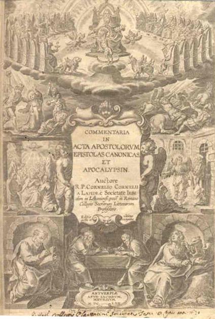 Commentaria in Acta Apostolurum epistolas Canonicas et Apocalypsin - copertina
