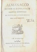Almanacco istorico politico militare scientifico di tutti gli avvenimenti dell'anno 1795