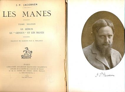 Les Manes. Traduit du Danois par E. Philipot avec une preface par Kr. Nyrop - copertina