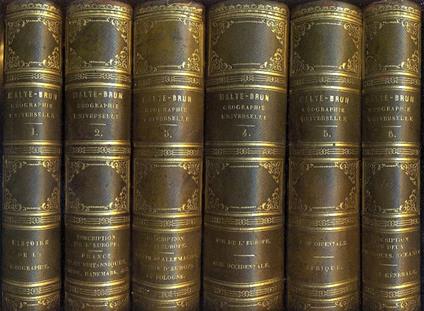 Geographie universelle, ou description de toutes les parties du monde sur un plan nouveau d'apres les grandes divisions naturelles du globe. Precedee de l'Histoire de la geographie chez les peuples anciens et modernes, et d'une theorie generale de la - copertina