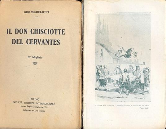 Il Don Chisciotte del Cervantes - Gigi Michelotti - copertina