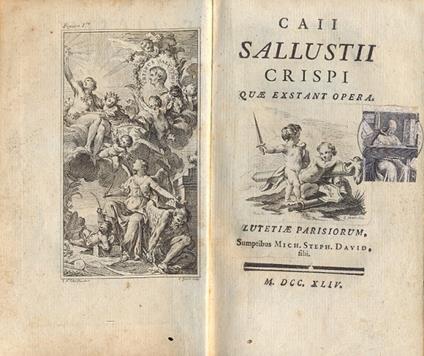 Caii Sallustii Crispi, quae exstant opera - copertina