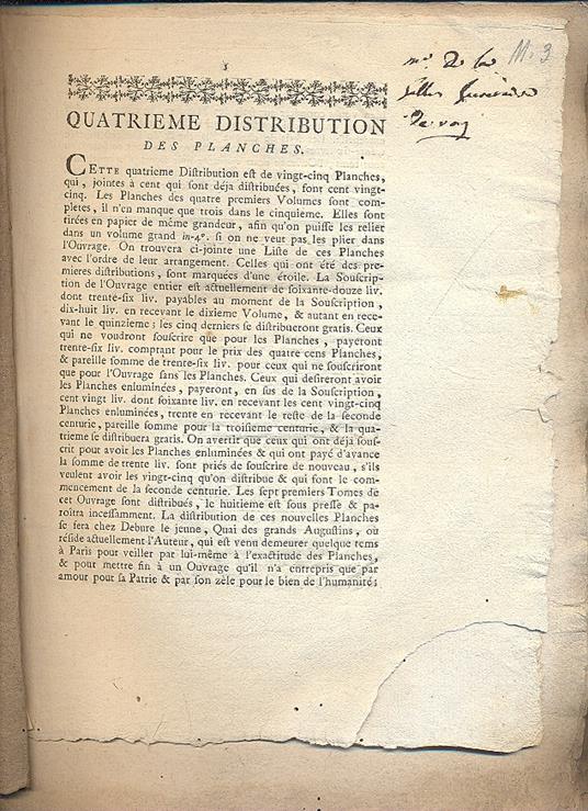 Histoire universelle du regne vegetal,... Distribution des planches du traite historique des plantes de Lorraine - copertina