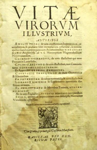 Vitae Virorum Illustrium - copertina