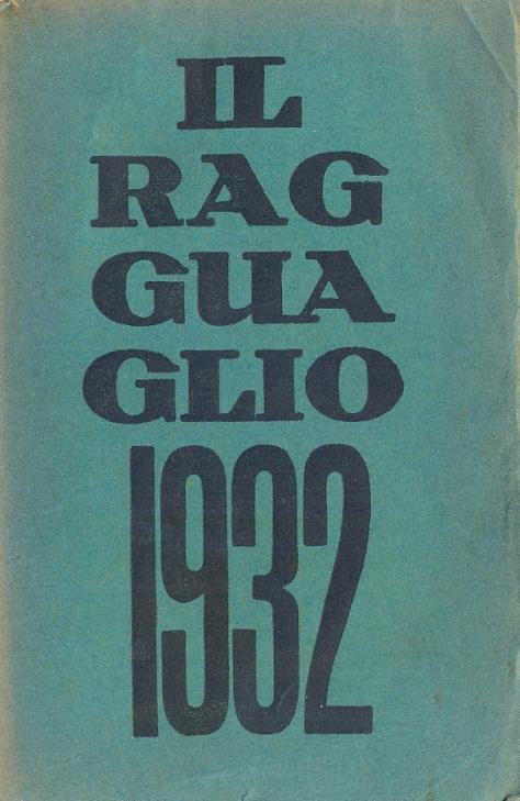 Il Ragguaglio dell'attività culturale e letteraria dei cattolici in Italia nel 1932 - copertina