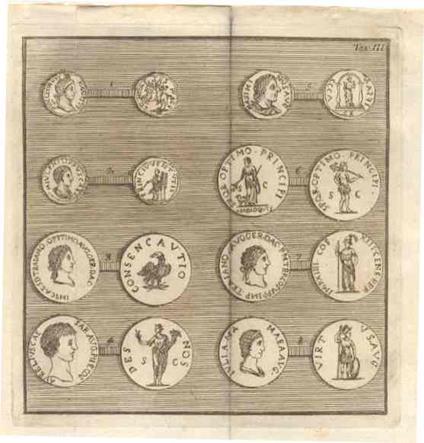 Istituzione antiquario nomismatica o sia introduzione allo studio delle antiche medaglie. In due libri proposta dall'autore dell'Istituzione Antiquario Lapidaria - copertina