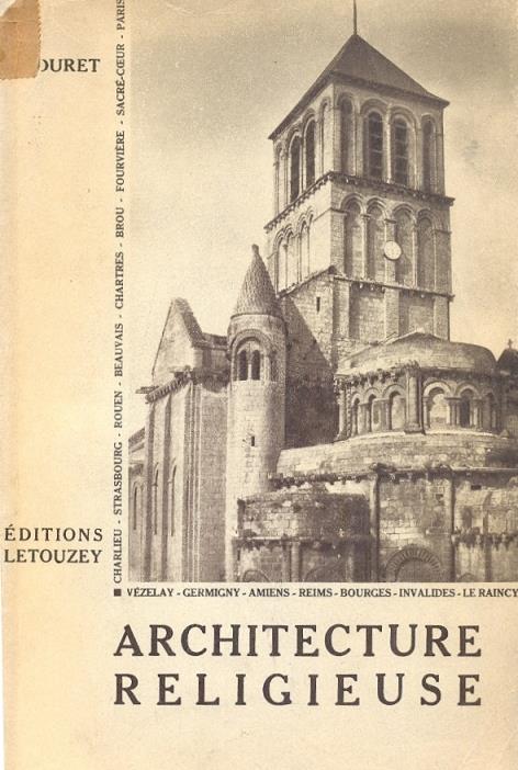 Architecture religieuse. Notions elementaires - copertina