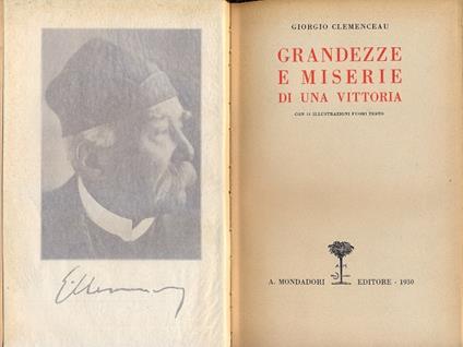 Grandezze e miserie di una vittoria - copertina