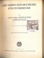 Crundriss der biochemie fur studierende