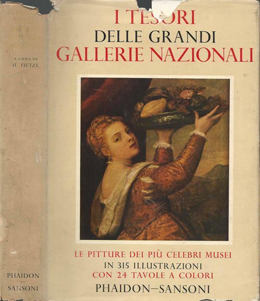 I tesori delle grandi Gallerie Nazionali - Hans Tietze - copertina