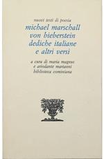 Dediche italiane e altri versi