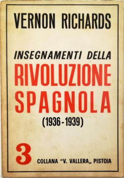 Insegnamenti della Rivoluzione Spagnola (1936-1939) - copertina