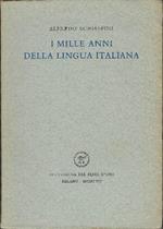 I Mille Anni Della Lingua Italiana