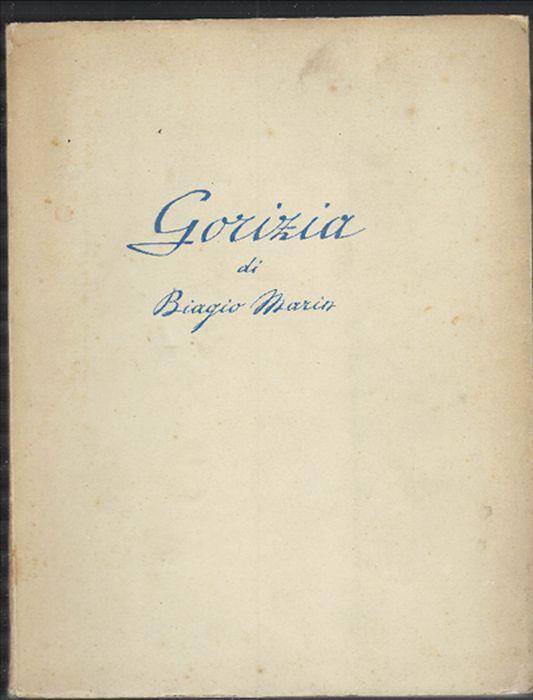 Gorizia - Biagio Marin - copertina