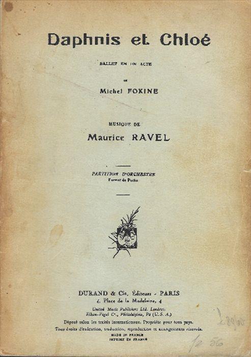 Daphnis Et Chloé Ballet En Un Acte - Michele Forina - copertina