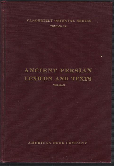 Ancient Persian Lexicon And Texts - copertina