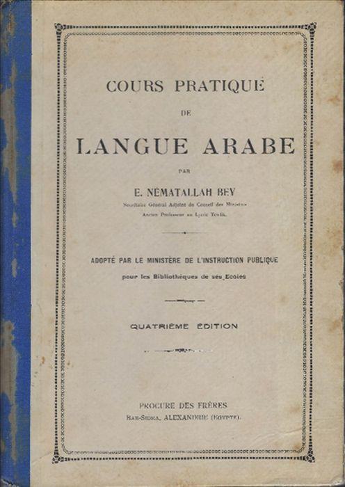 Cours Pratique De Langue Arabe - copertina