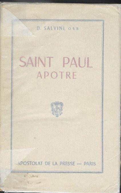 Saint Paul Apotre - copertina